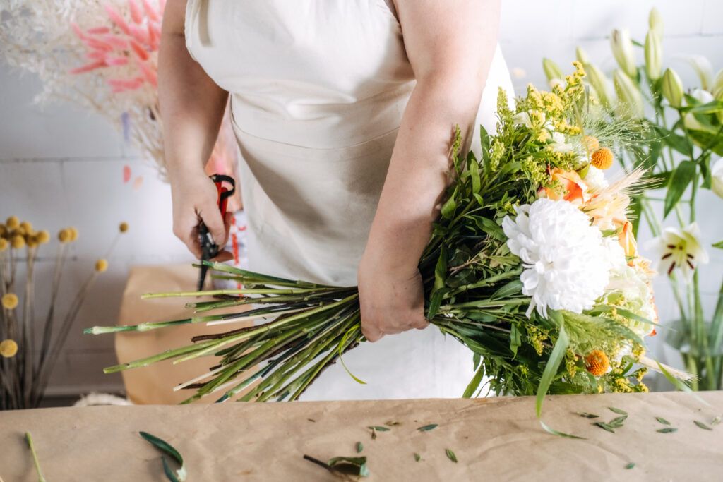 florist bouquet cut