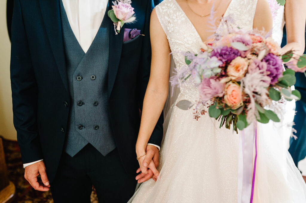 bride groom bouquet